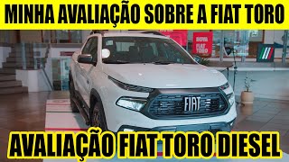 AVALIAÇÃO FIAT TORO DIESEL PONTOS POSITIVOS E NEGATIVOS [upl. by Eatnuahs]