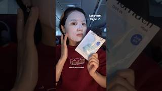 Skincare in the sky  dry skin routine ✈️ kbeauty koreanskincare skincareroutine [upl. by Baniaz]