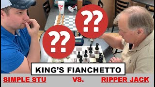 Simple Stu vs Ripper Jack Game 11  KINGS FIANCHETTO OPENING [upl. by Ttehr636]