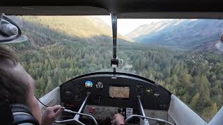 Landing to the west at Stehekin State Airport 6S9 [upl. by Bucella644]