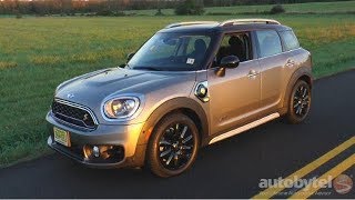 2018 MINI E Countryman ALL4 PlugIn Hybrid Test Drive Video Review [upl. by Brunhilde871]