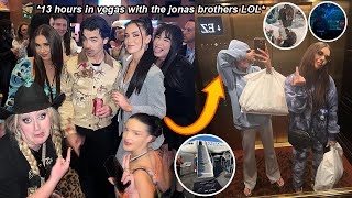 WE MET THE JONAS BROTHERS amp GOT STRANDED IN VEGAS FOR 16 HOURS [upl. by Torin]