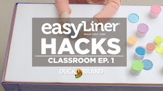 Classroom Hacks with EasyLiner® Shelf Liner Ep 1 [upl. by Aneem]