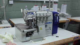 Juki MO6814S Overlocker Industrial Sewing Machine [upl. by Peednam576]