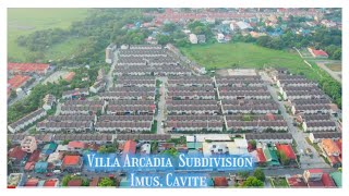 Villa Arcadia Subdivision Aerial View Carsadang Bago l Imus Cavite [upl. by Anilyx]