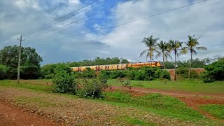 06601 Madgaon  Mangaluru Central Express Special  Erode DLS WAP1  Kumta KR indianrailways [upl. by Notgnimer]