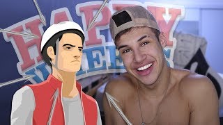 EU FIZ O IMPOSSIVEL  Happy Wheels [upl. by Laeria86]