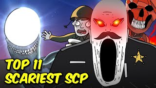 Top 11 Scariest SCP Monsters that WILL FIND YOU SCP Animation [upl. by Irodim]