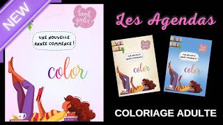 AGENDAS Nouvelle Collection coloring coloriagepouradulte [upl. by Thorwald]