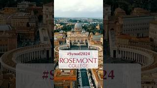 Rosemont College Students at Synod2024 in Rome [upl. by Airret326]