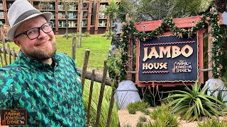 Disney’s Animal Kingdom Lodge  Kilimanjaro Club Level Room Tour amp Jambo House Christmas Tree [upl. by Sissy372]