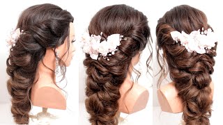 Easy and simple braided hairstyles Hairstyles for medium amp long hair Hair tutorial [upl. by Amice915]