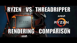 Ryzen 9 7950x vs Threadripper 2950x rendering comparison [upl. by Llerat]