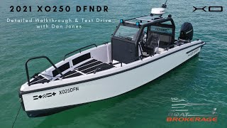 2021 XO 250 DFNDR  Detailed Walkthrough amp Test Drive in rough water with Dan Jones [upl. by Anikram]