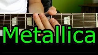 Jak zagrać  Metallica  Enter Sandman  Riff  Lekcja HD [upl. by Chernow]