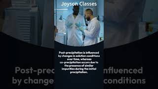 CoPrecipitation and Post precipitation 🔴 Difference joyson pharmaceutical facts gravimetry [upl. by Scheider]