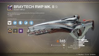 Destiny 2  Nascent Dawn 35 Full Quest Chain Masterwork Braytech RWP Mk II Reward [upl. by Adall]