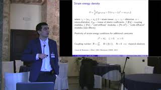 Yury Solyaev quotContinuum microdilatation modeling of auxetic metamaterials quot [upl. by Burra]