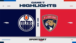 Stanley Cup Final Game 7 Highlights  Oilers vs Panthers  June 24 2024 [upl. by Orimar]