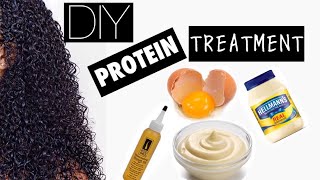 DIY Protein Treatment For Natural Relaxed and Transitioning Hair [upl. by Ailhat]