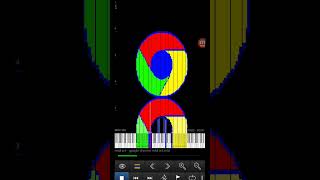 midi art  google chrome midi art Made By  MIDIPLAYER [upl. by Yrian]