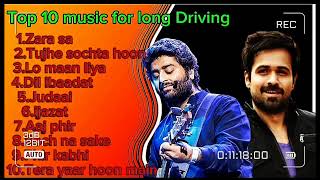 Top 10 songs for long drive long drive songs  Imran Hashmi Arjit singh Music Listener youtube [upl. by Justicz]