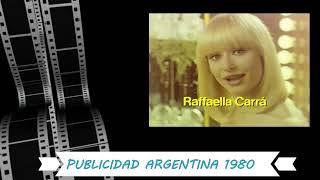 PUBLICIDAD RAFFAELLA CARRA´ DESODORANTE MISTRAL ARGENTINA 1980 [upl. by Ailongam]