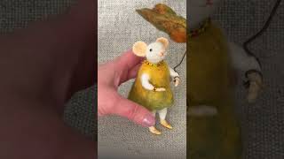 Needle felted whimsical mouse [upl. by Aniat]