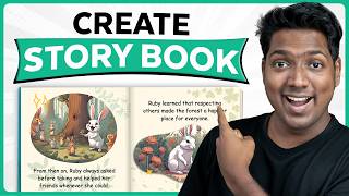 How To Create STORY BOOK For Kids Using AI 🤩  Amazon KDP [upl. by Joe684]