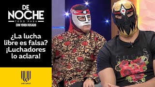 ¡Yordi Rosado cuenta la vez que un luchador de 140 kg lo puso en su lugar  De Noche  Unicable [upl. by Nyret]