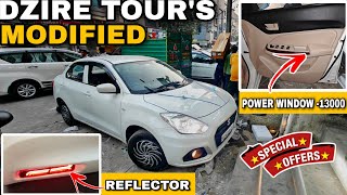 🤩2024 Dzire modification tour S👌with ₹70000Accessories 🤩 Accessories for 2024 Dzire with Prices [upl. by Ainelec875]