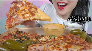 ASMR PIZZA  CHEESE SAUCE  RANCH EATING SOUNDS NO TALKING  SASASMR [upl. by Granthem]