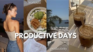 PRODUCTIVE days in my life 💌 workouts early mornings amp running errands [upl. by Alvarez]