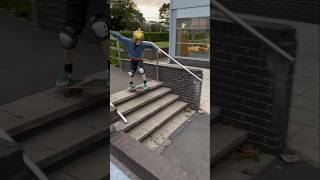 JJ Vs The 4 Stair realstreet skateboarding [upl. by Lindsley]