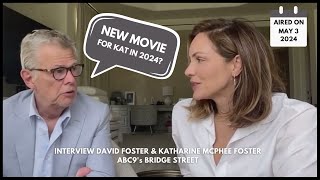 Katharine McPhee x David Foster • INTERVIEW Kat might do a new movie  ABC9 Bridge Street [upl. by Lacim]