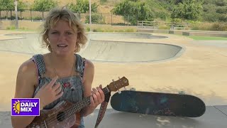 Olympian skateboarder talks about why she brought Ukulele to Paris [upl. by Elysha]