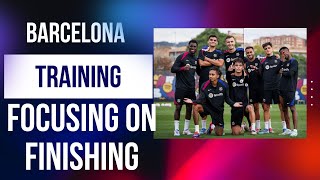 quotBarcelonas Precision Training Mastering Finishing in Front of Goal  Intense Shooting Drillsquot [upl. by Zinck]