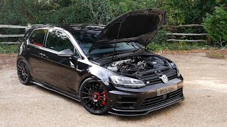 446HP MK8 Golf R Stage 1 Tune Review Canyon POV Drive LOUD [upl. by Pastelki]