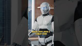 Hilarious Robot Waiter in Action 🤖 shorts trendingshorts ytshorts FutureOfDining RobotServing [upl. by Iain895]