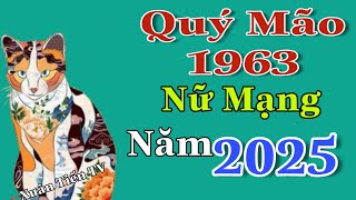 Tài Vận Quý Mão Nữ Mạng Năm 2025 Tránh Sự Hao Tổn Về Tài Chính [upl. by Nnahtebazile]