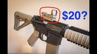 20 Reflex Sight On An AR15  Does It Work [upl. by Deaner389]