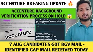 ACCENTURE REJECTION MAIL  BREAKING UPDATE 🔥 INTERVIEW RESULTS  JOINING UPDATE BGV OFFER LETTER [upl. by Atnoed]