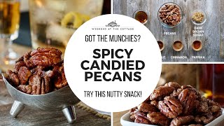 The best SPICY CANDIED PECANS  Ready in 15 [upl. by Meunier]