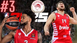 ΓΙΑ ΤΗΝ ΕΠΙΣΤΡΟΦΗ ΣΤΙΣ ΝΙΚΕΣ3 OLYMPIACOS EUROLEAGUENBA2K25 [upl. by Oona274]