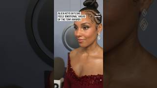 Alicia Keys says she feels ‘emotional’ ahead of the Tony Awards [upl. by Lever]