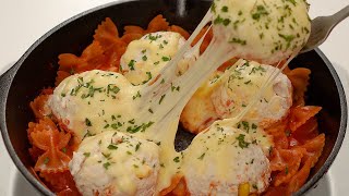 난리 난 치킨 파스타 만드는법 닭가슴살 요리 토마토 원팬 파스타 레시피 Chicken Breast Pasta One Pot Pasta Chicken meatballs [upl. by Abita]