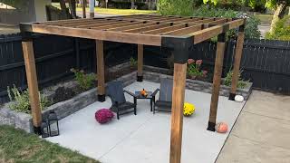 How to Build a Modern Pergola from Toja Grid [upl. by Karisa]