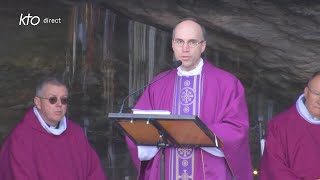 Messe de 10h à Lourdes du 18 février 2024 [upl. by Assenar]