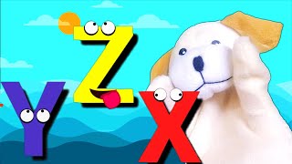 Learn the Alphabet BACKWARDS with Excite Dog Z Y X [upl. by Yelkreb]