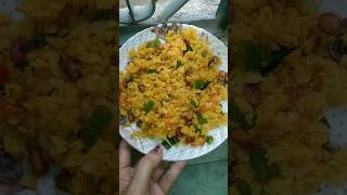 easy poha recipebreakfast recipes nashta recipebreakfast foodnashtashorts [upl. by Sekofski975]